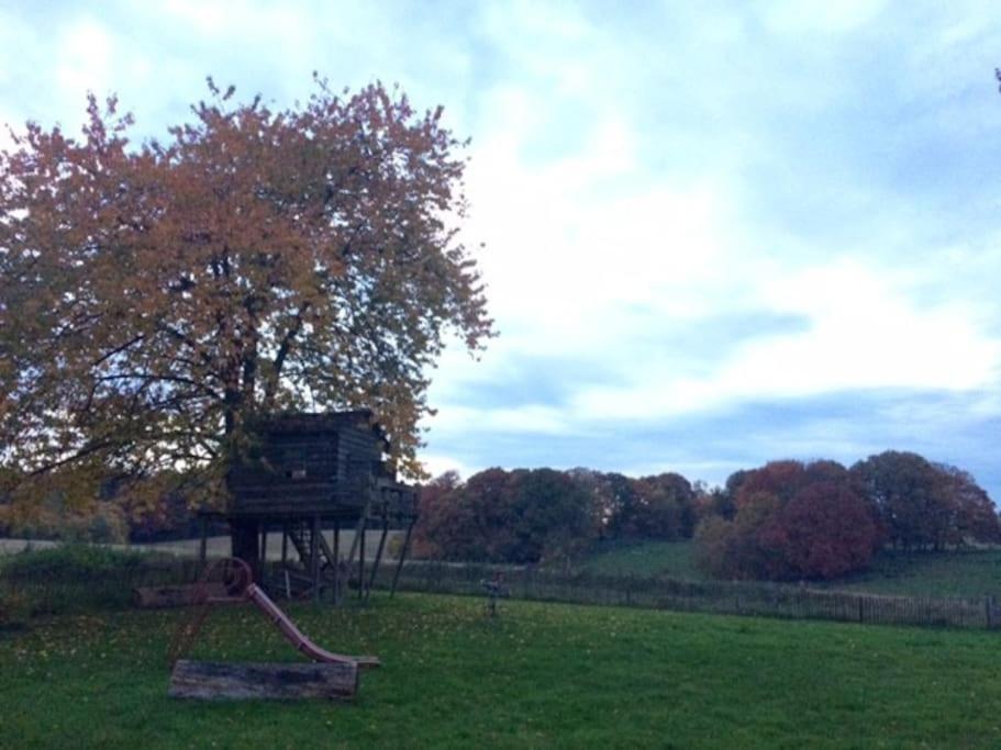 Gerestaureerde Hoeve Met Zicht Durbuy Esterno foto