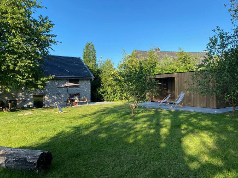 Gerestaureerde Hoeve Met Zicht Durbuy Esterno foto